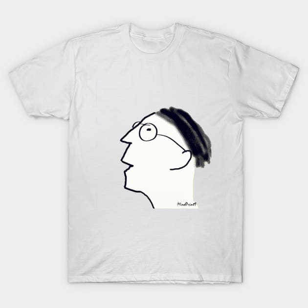 Portrait of an Existentialist T-Shirt by mindprintz